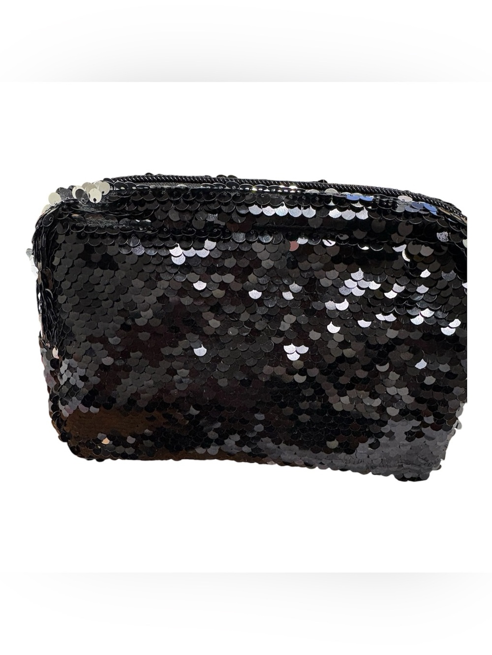 Black/Silver Sequin Women's Bag